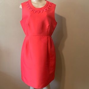 Kate Spade size 12 Embellished Mindy Dress “dive right in geranium” tunic bulbs